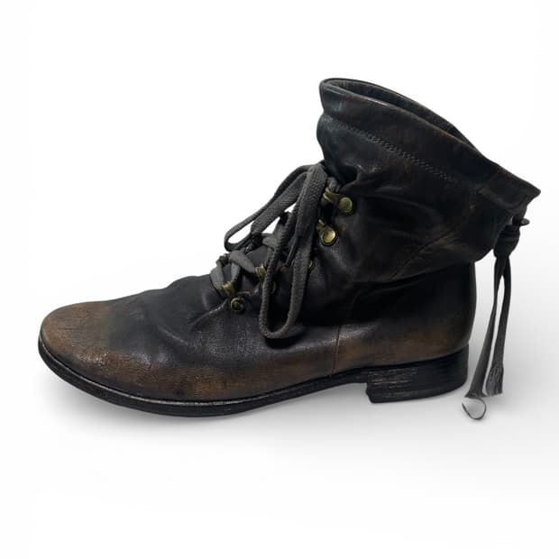 vintage effect boots