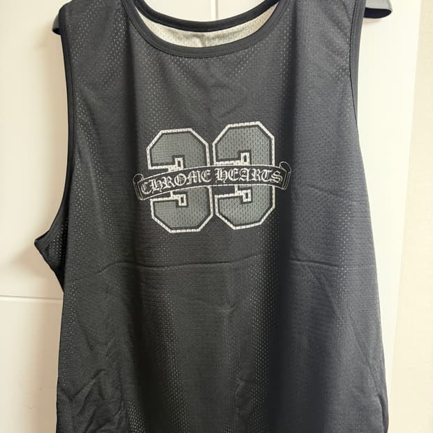 (XXL)크롬하츠 리버시블 메쉬 바스켓볼 저지 블랙