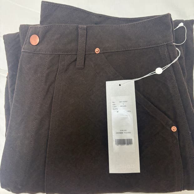 코모리 26ss 코튼덕 페인터 브라운 3사이즈