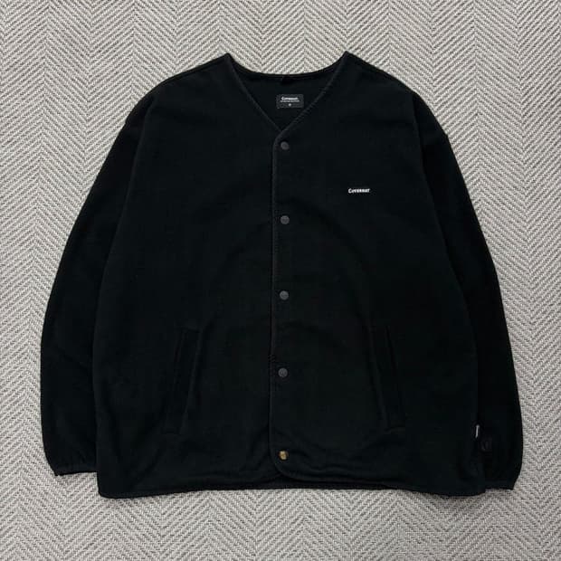 커버낫 버튼 플리스 자켓 v2334