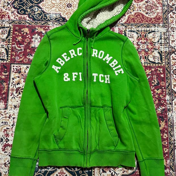 아베크롬비 양털 후드집업 