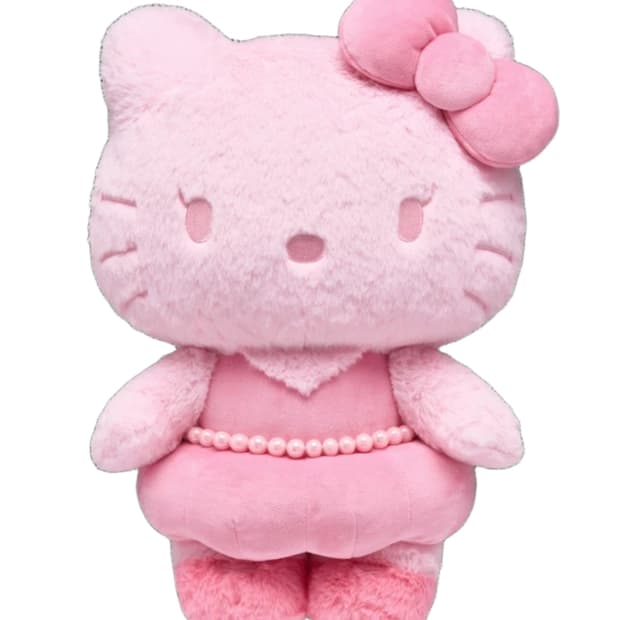 헬로키티 인형 핑크 한정판 지수 콜라보 정품