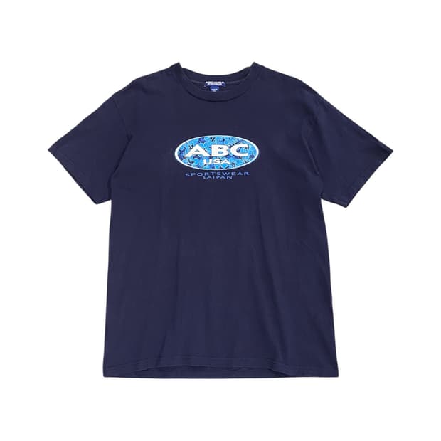 ABC USA 스포티 로고 심볼 프린팅 반발 티셔츠
