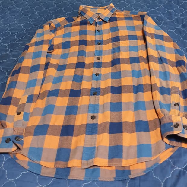 유니클로 플란넬 체크셔츠 (L)