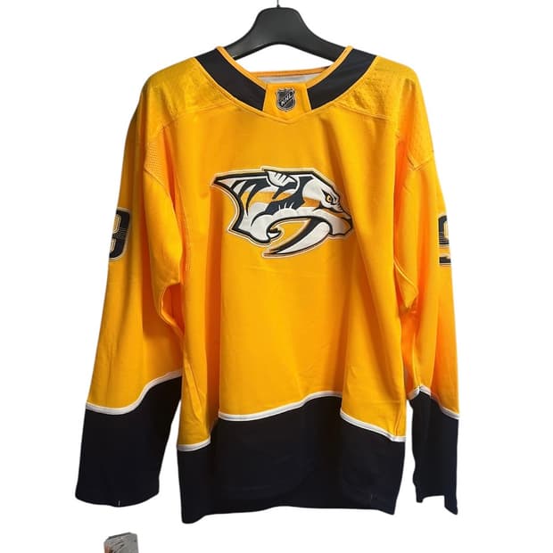 (데드스탁)아디다스 NHL 내슈빌 프레더터스 필립 포스버그 유니폼 54