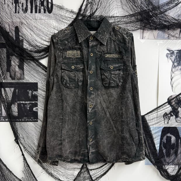 Grunge punk mood detail shirts
