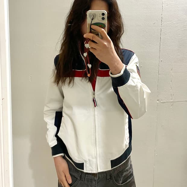 타미 힐피거 성조기 바람막이