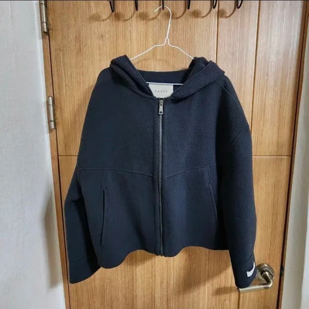 (F)여성 제이코코 핸드메이드 캐시미어 울 니트후드 집업 자켓