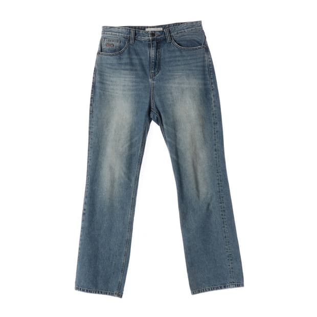 PLAC빈티지 워싱 스트레이트핏 데님팬츠 32