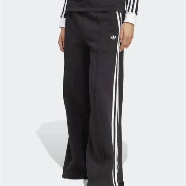 아디다스 3 스트라이프 와이드 스웨트팬츠