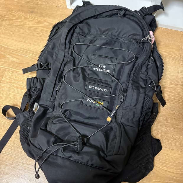 아이더 코듀라 에코 시그니처 백팩 블랙