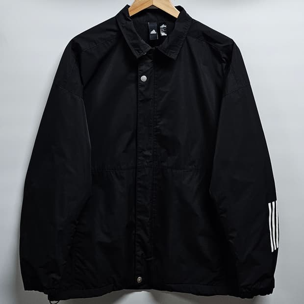 아디다스 기모 코치자켓 L
