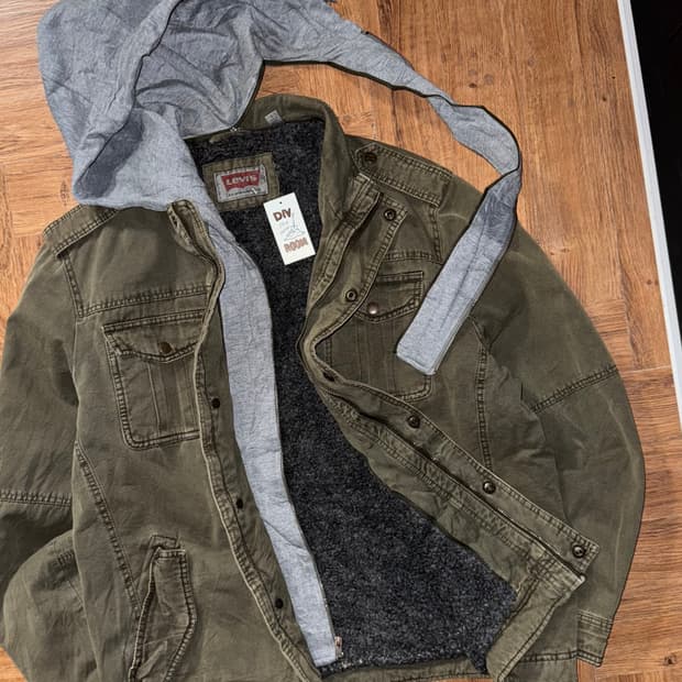 리바이스 후드 워크 트러커자켓