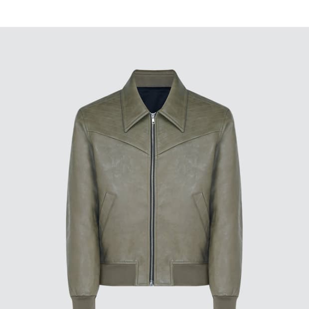 엘무드 가죽자켓