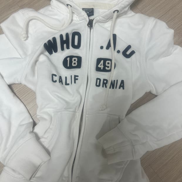 후아유 슬림핏 후드집업