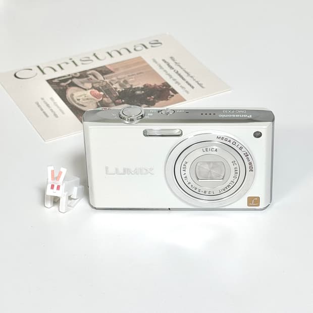 파나소닉 루믹스 FX33 화이트 빈티지디카