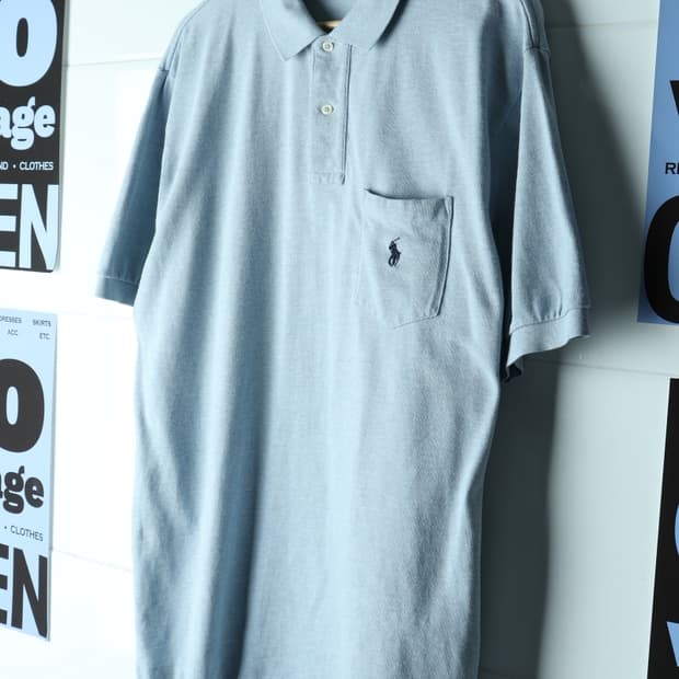(XL-3XL) 폴로 랄프로렌 반팔 카라 티셔츠 90년대-H3H33639