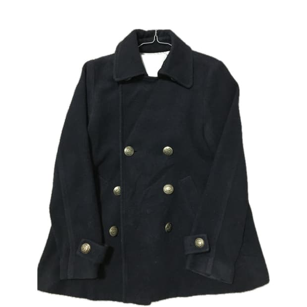 네이비 빈티지 더플 코트