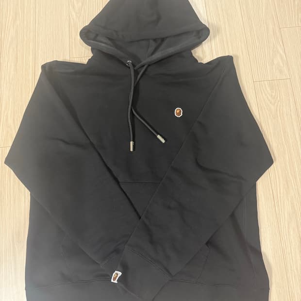 베이프 블랙 후드티