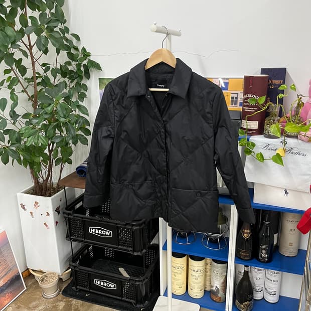 띠어리 우먼 2024 덕다운 패딩 셔츠 S