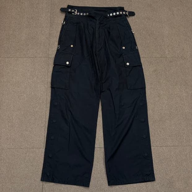 diesel 디젤 우먼스 와이드 구르카 링디테일 팬츠 