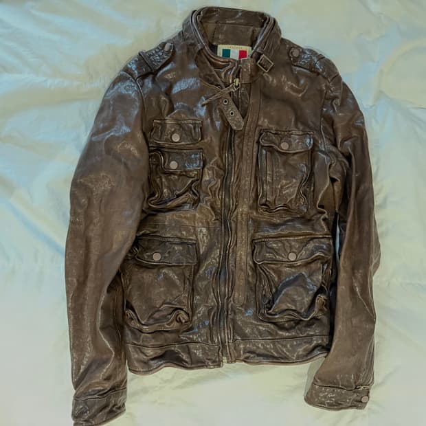 빈티지 가죽쟈켓