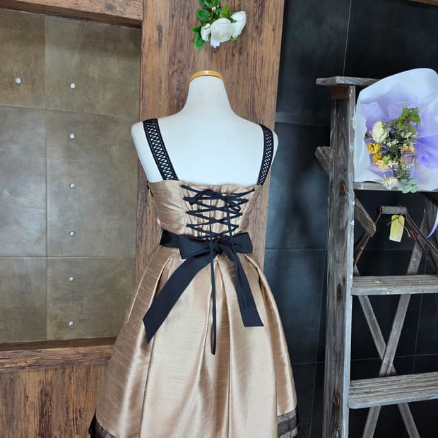 파티걸 코르셋 원피스