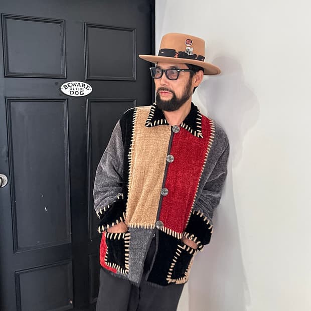 Vintage 80s Patchwork Jacket