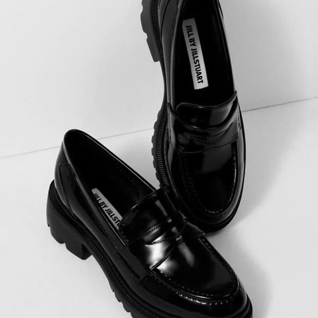 질 바이 질스튜어트 여성 로퍼 통굽 구두 신발 블랙 245 250