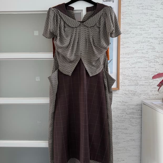 [준야 와타나베x꼼데가르송] 꼬르소꼬모 콜라보 원피스 S