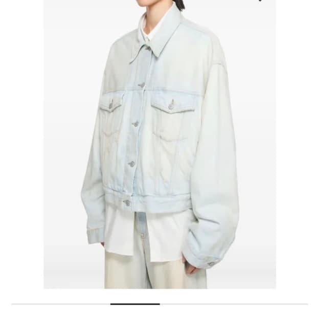 아크네스튜디오 데미지드 데님 자켓 XXL 정품