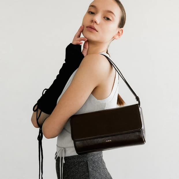 스탠드오일 버터백 숄더백 플랩백 마론 브라운 가방 스탠드 오일