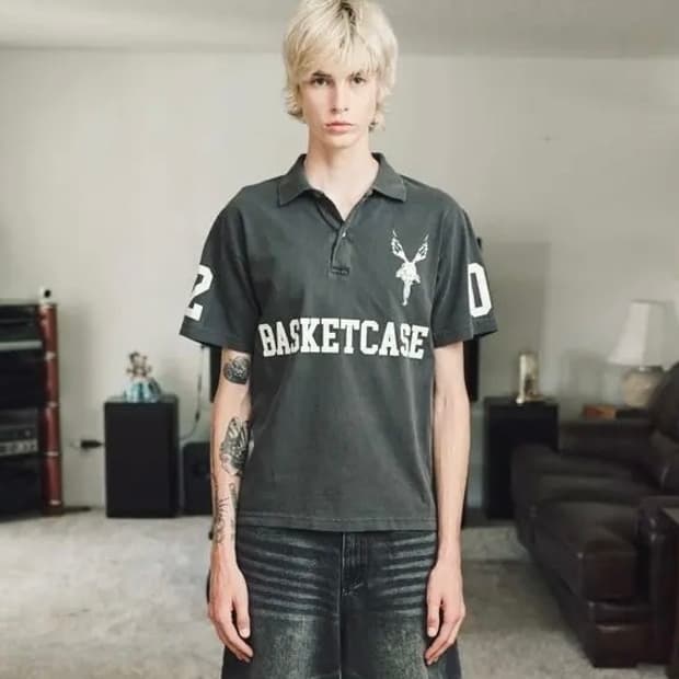 basketcase athletica polo t-shirt 폴로 M