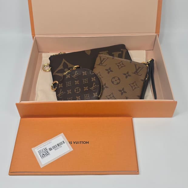 루이비통 트리오 모노그램 캔버스 파우치
