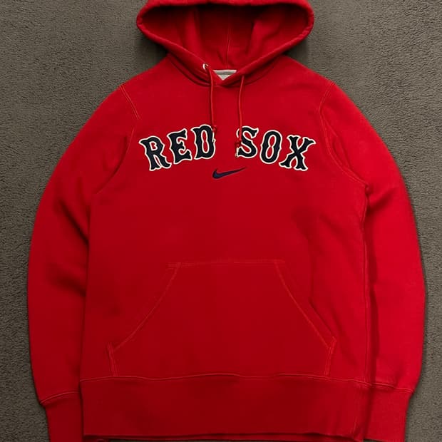 나이키 올드스쿨 레드삭스 후디 처분 