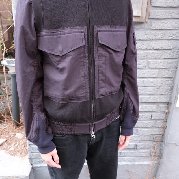 Sacai 니트 도킹 자켓 2