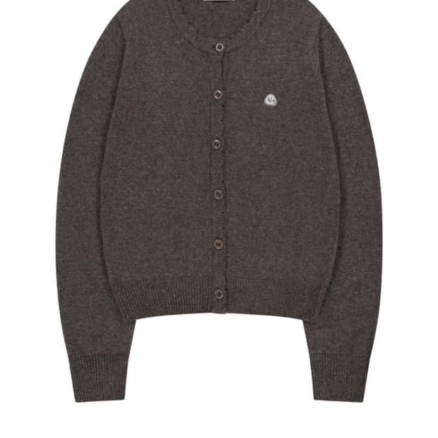 (구해요!!) 코이세이오 플라워 가디건 브라운