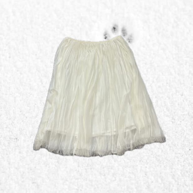 White skirt
