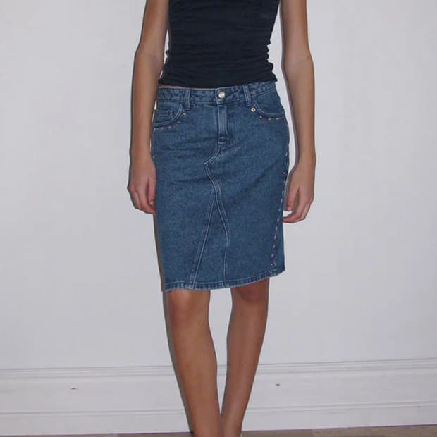팔로마울 스커트 Paloma Wool Crowd Denim Skirt
