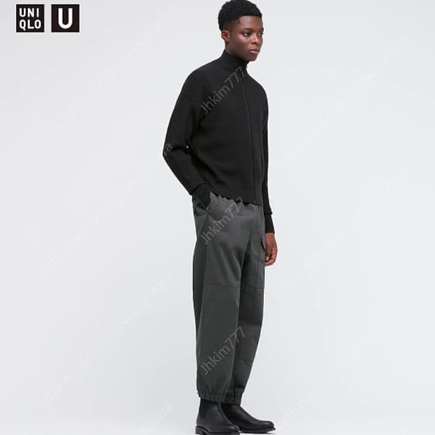 유니클로u 메리노울 풀집업 스웨터집업