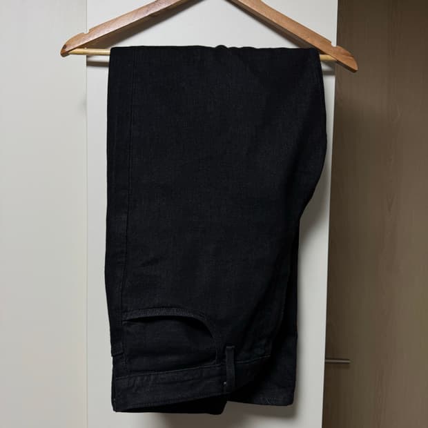 유니클로 와일드 스트레이트진 32