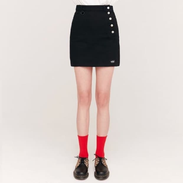 OiOi 블랙 미니 스커트 s사이즈
