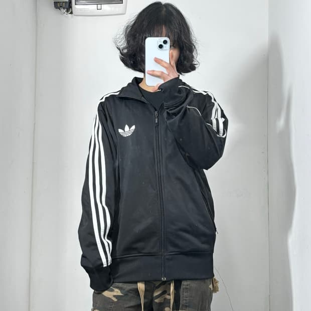 아디다스 블랙 파이어버드 져지 