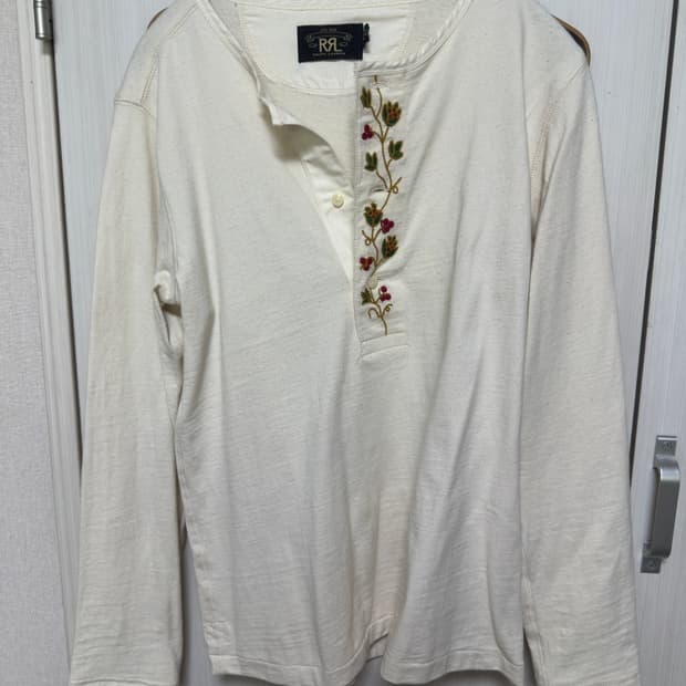 rrl 자수 헨리넥 xs