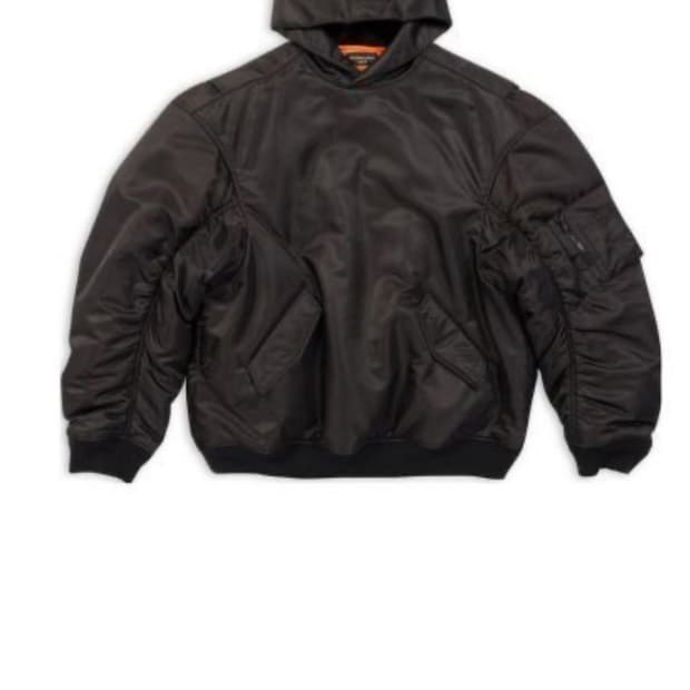 발렌시아가 스포티 B 풀오버 봄버 후드