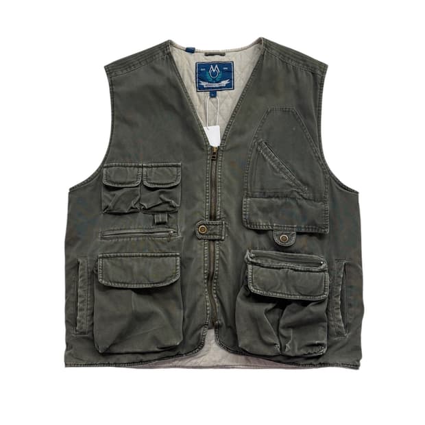 90s Members only  멀티포켓 피싱 헌팅 베스트