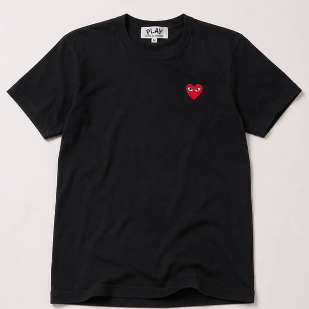 Comme des Garcons 꼼데가르송 블랙 라운드 반팔