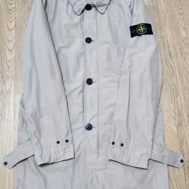 [정품] 스톤아일랜드 자켓 트렌치코트 베이지 L (남성용) 새상품 한정판