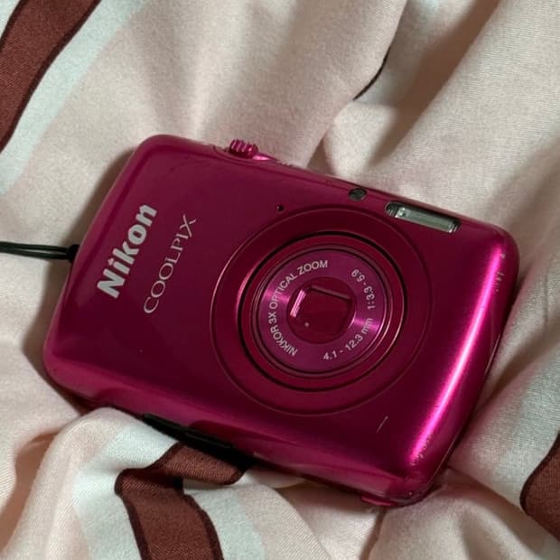 뽀용 인물 디카 🫧 쿨픽스 s01 핑크(coolpix s01)