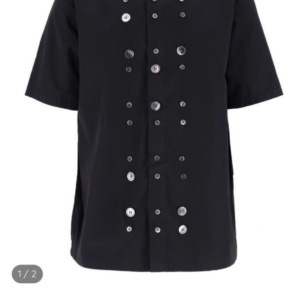 요석 버튼 반팔 셔츠 1사이즈